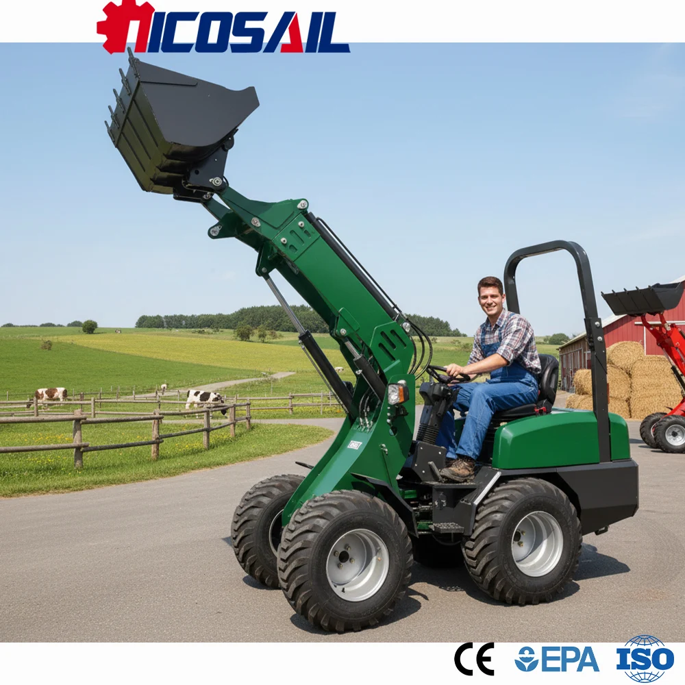 

Custom KZL918 Telescopic Loader Mini Euro 5 CE Powerful Compact Loader for Construction Farm and Garden Jobs