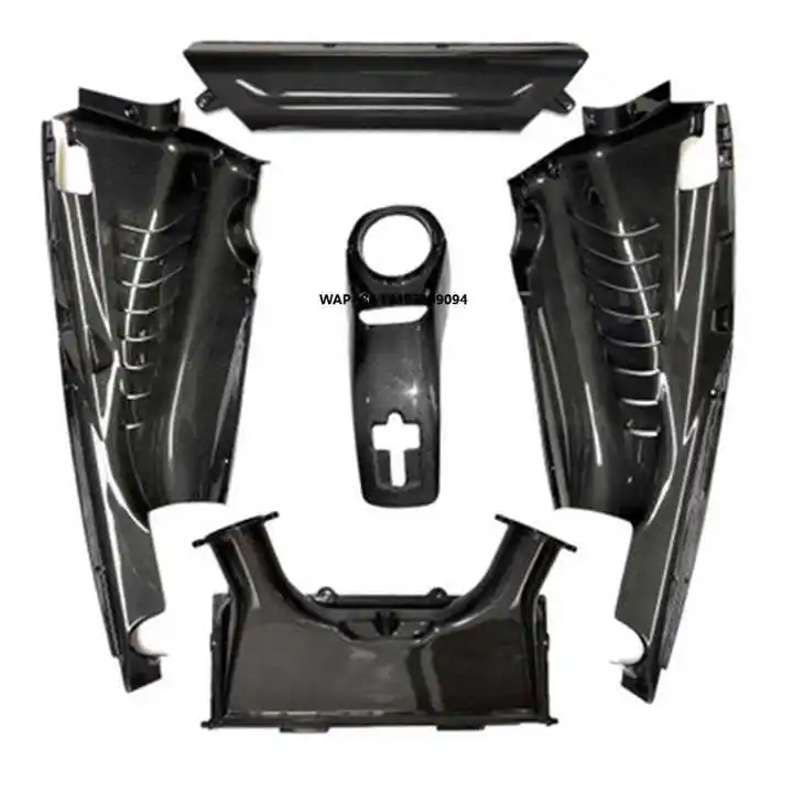 Best Selling Dry Carbon 4 PCS Style Engine Bay Cover  for 488 Spider Engine Car Hood Accessories