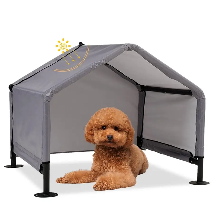 

Shade Shelter Outdoor Tent for Small Medium Dogs, Waterproof Sun Protection Pet House for Dogs, Small Animals and Livestock, Pet