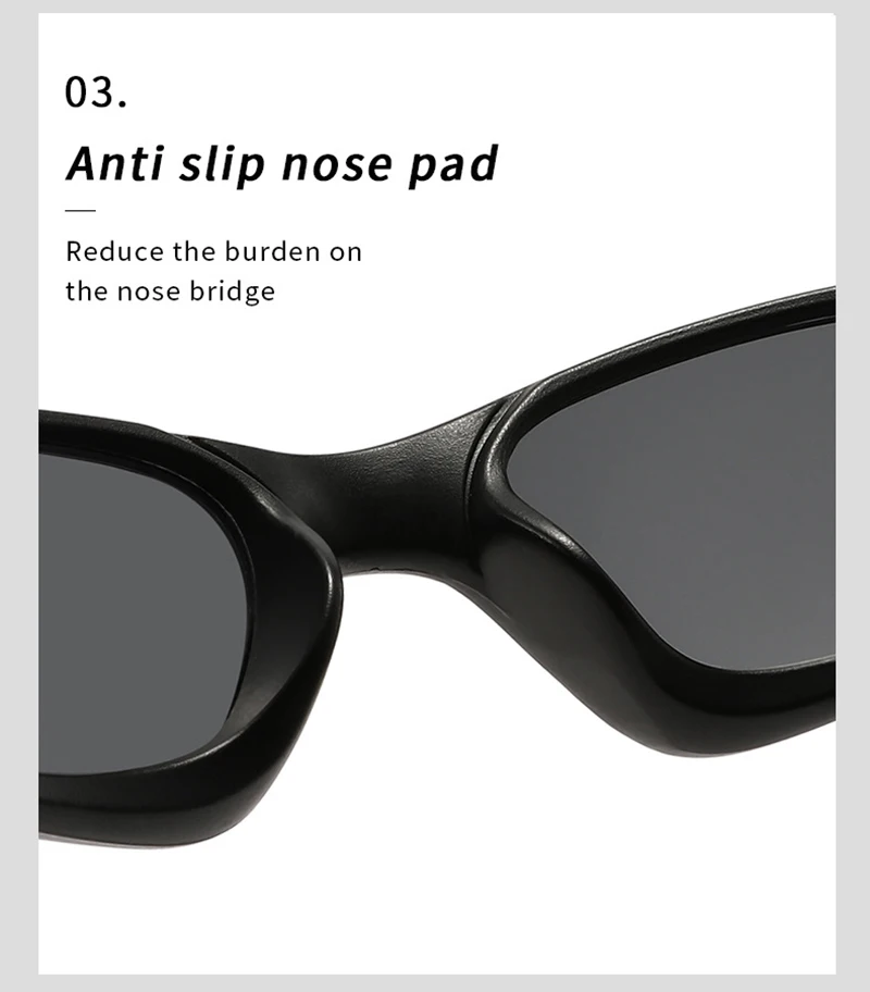 Leichte Sport-Polarisations-Sonnenbrille für Männer und Frauen, Modische Kleine Sportbrille für Outdoor-Aktivitäten wie Radfahren, Laufen, Angeln, Wandern – Detail 10