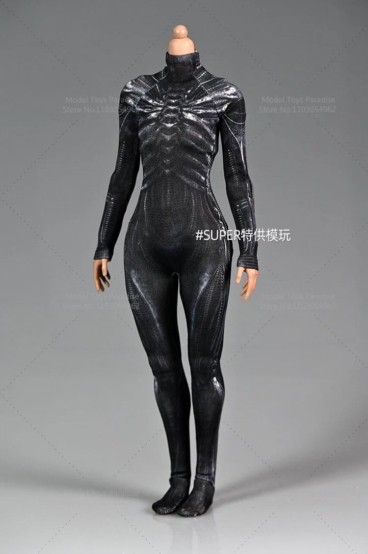 

Костюм для косплея аниме-персонажа: женский солдат в масштабе 1/6, 3D-печатный, с полумолнией, эластичный облегающий комбинезон, модель одежды, подходит для 12-дюймовых фигурок.