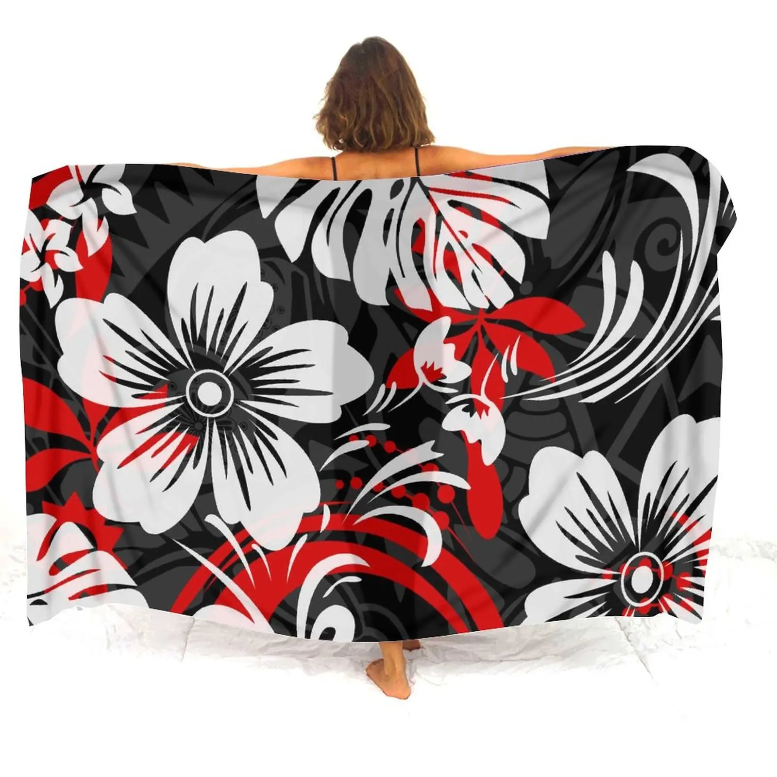 The Polynesian-Style Printed Sarong Dress Is A Must-Have For Beach Vacations And Can Be Customized
