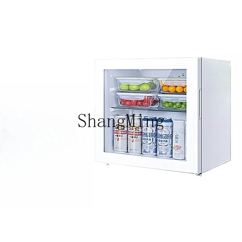 

ZYY household refrigerated fresh-keeping cabinet small mini display cabinet living room transparent refrigerator freezer