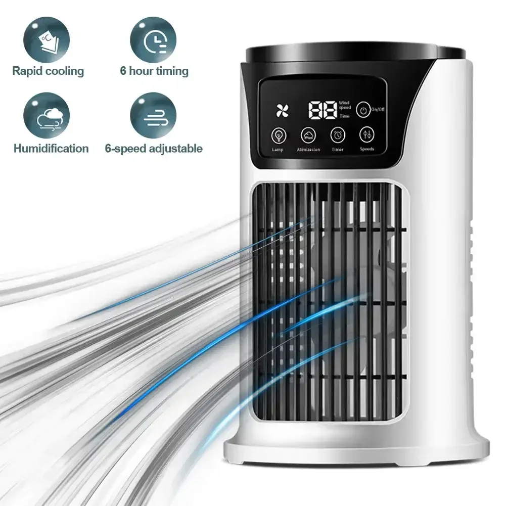 Portable cold air conditioning multifunctional air-cooled fan evaporative small air cooler air conditioning natural fan