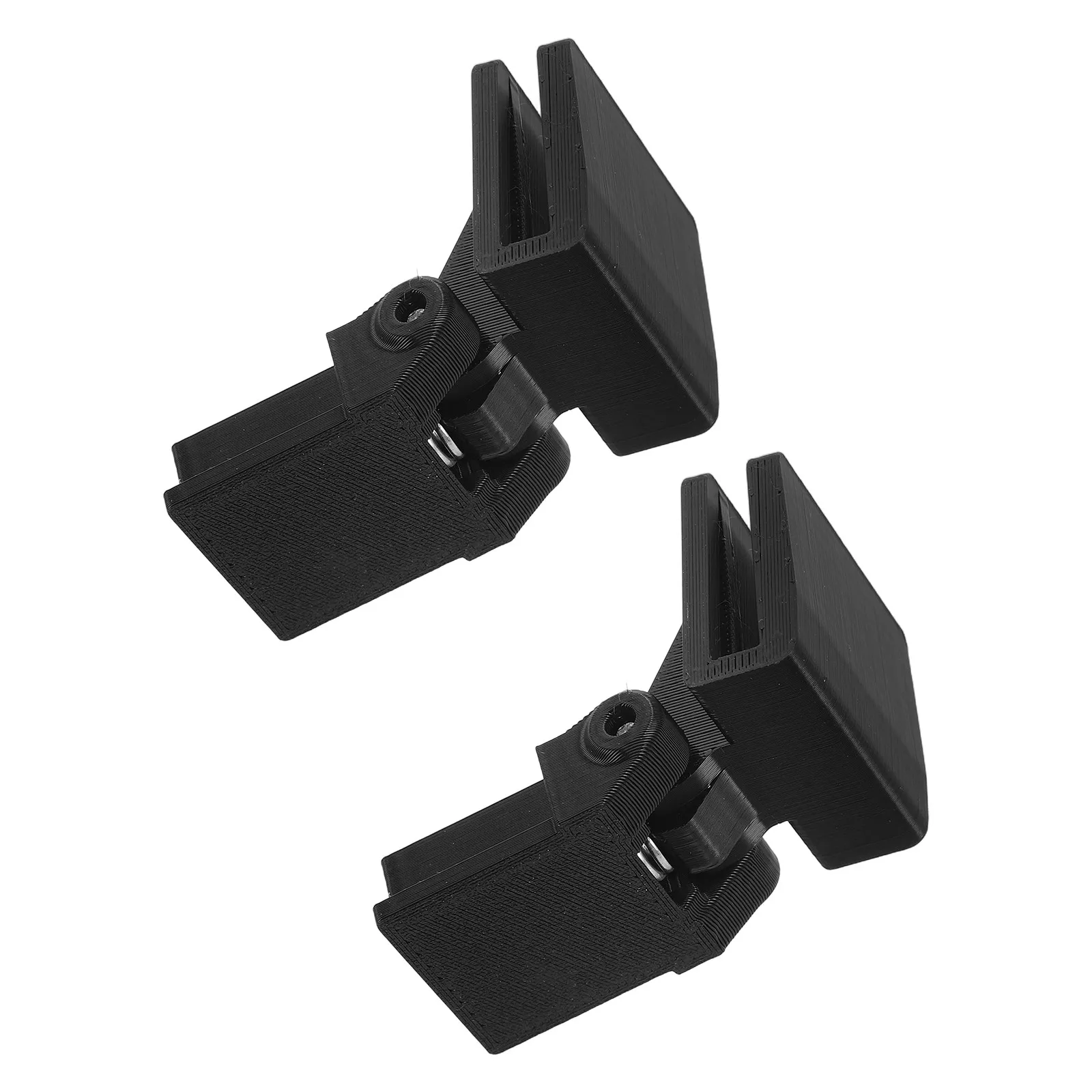 2Pcs Turntable Dust Cover Hinges Replacement Sturdy Plastic Cover Hinges for Turntable Lid Support Repair Parts Accessories