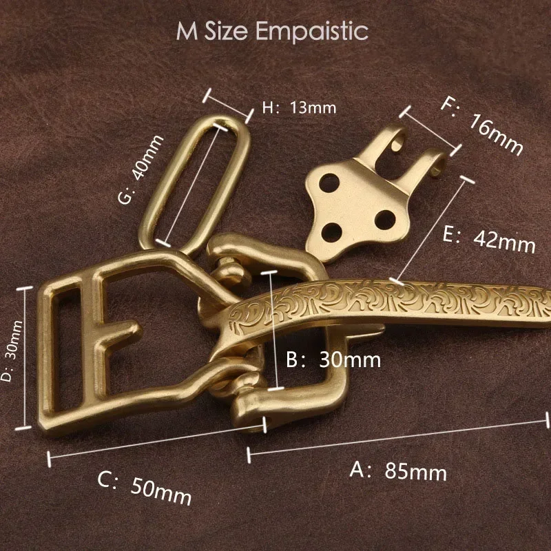 موصل بإبزيم حزام الفرسان من النحاس الصلب بتصميم عتيق مع نمط زهرة لفساتين رعاة البقر الغربية والجينز #3