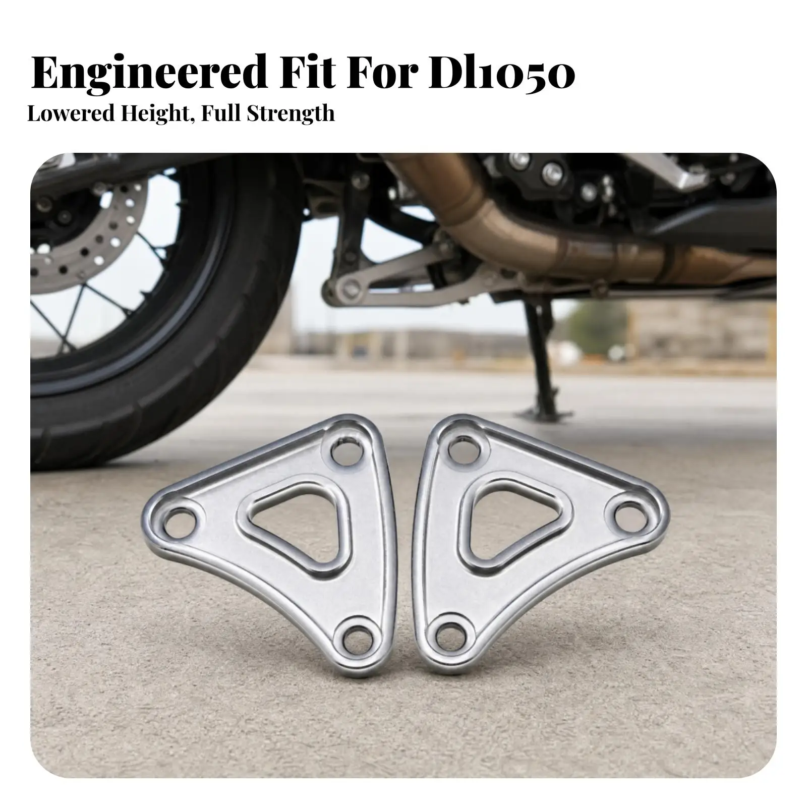 Motorcycle Lowering Link for Suzuki DL1050 2020-2024 Lowering Kit Metal Dog Bone Linkage Plate Ride Height Reducer