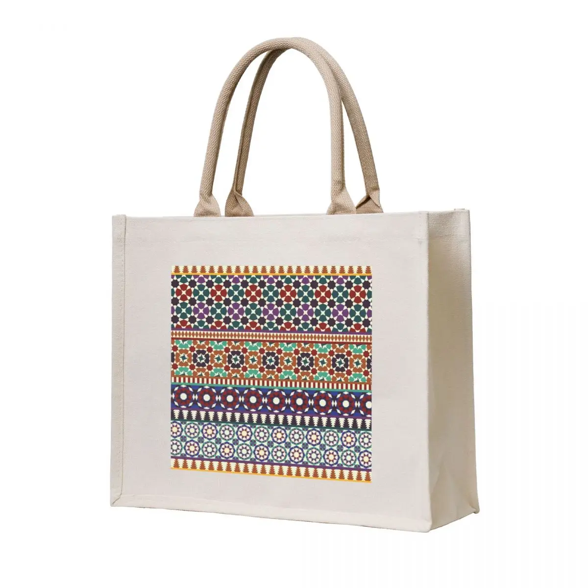 

Alhambra Tessellations - red, blue and purple Tote Bag free delivery bags Women's shopper bag Lady bag