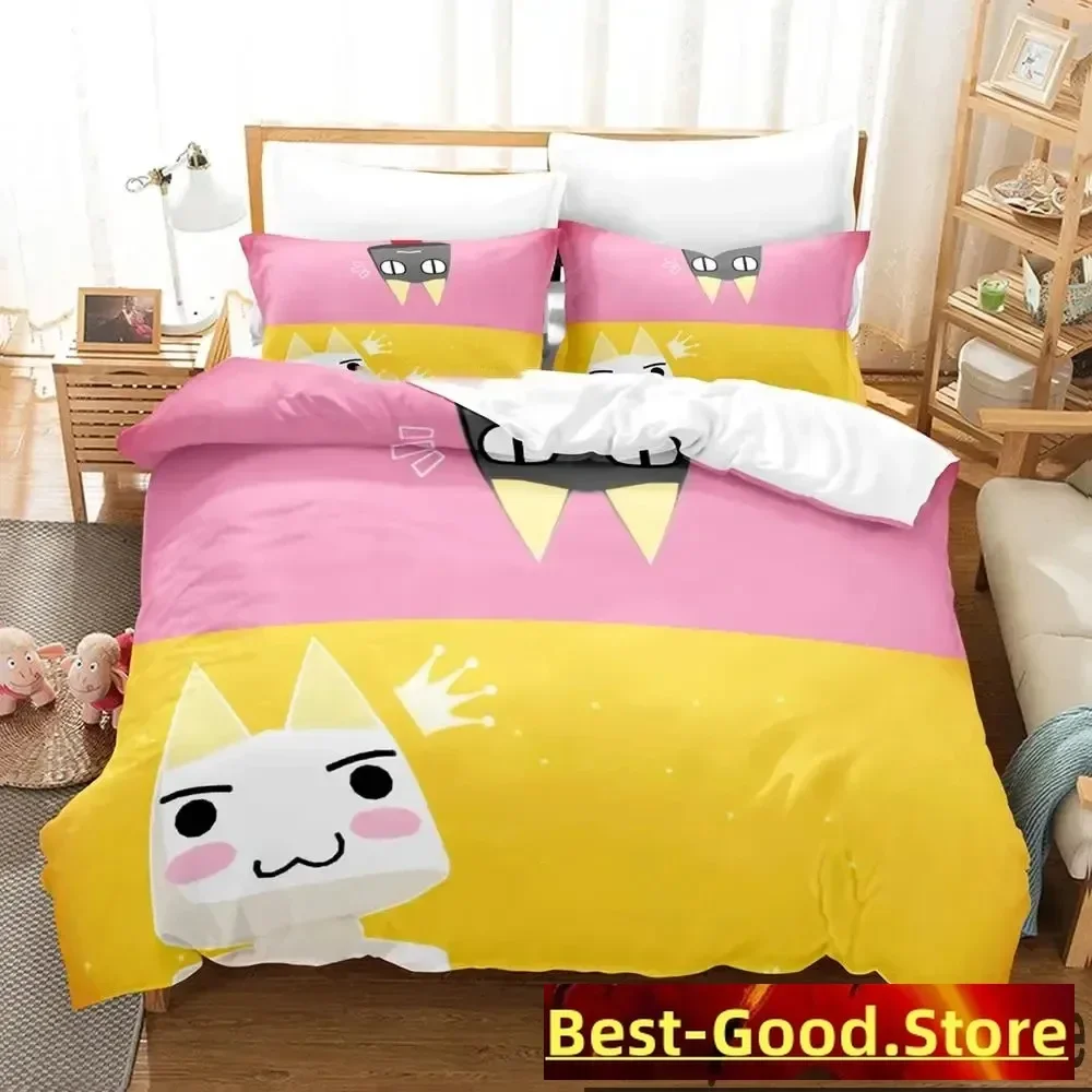 3D Print Toro Inoue Anime Doko Demo Issyo Bedding Set Boys Girls Twin Queen King Size Duvet Cover Pillowcase Bed boys Adult