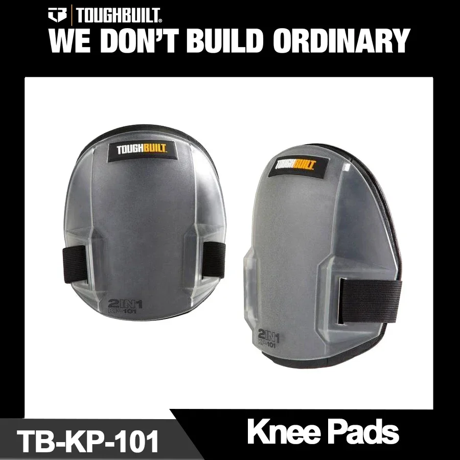TOUGHBUILT TB-KP-101 2 in 1 Knee Pads For Tiling and Flooring Protective Safety Gear Construction Site Knee Pads