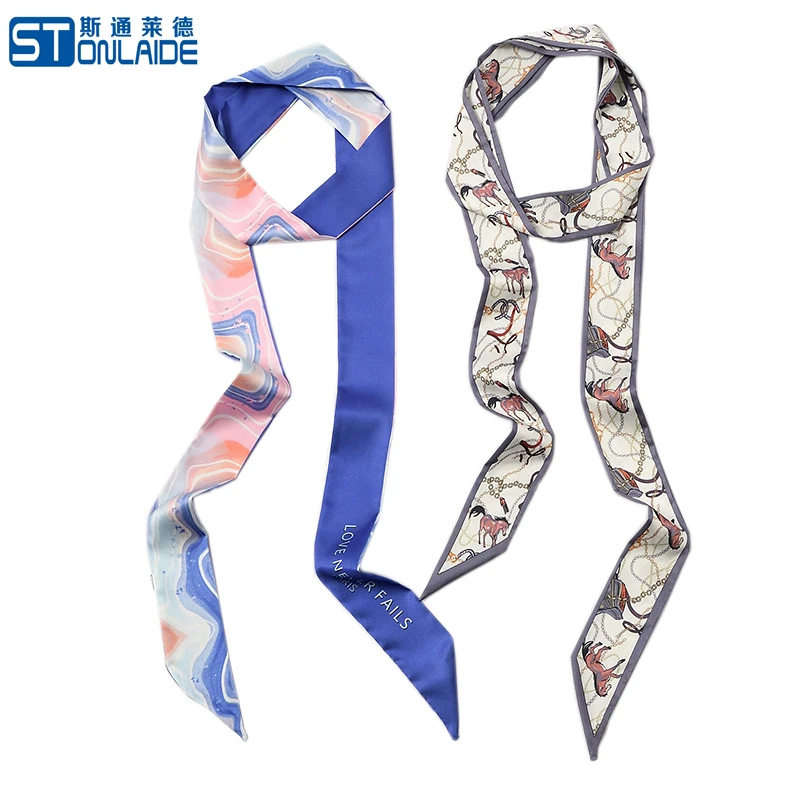 

Novely Summer Length Dress Jeans Belts For Women Various Chain Print Double-decker Travel Hats Decorative Streamers Size 5*195CM