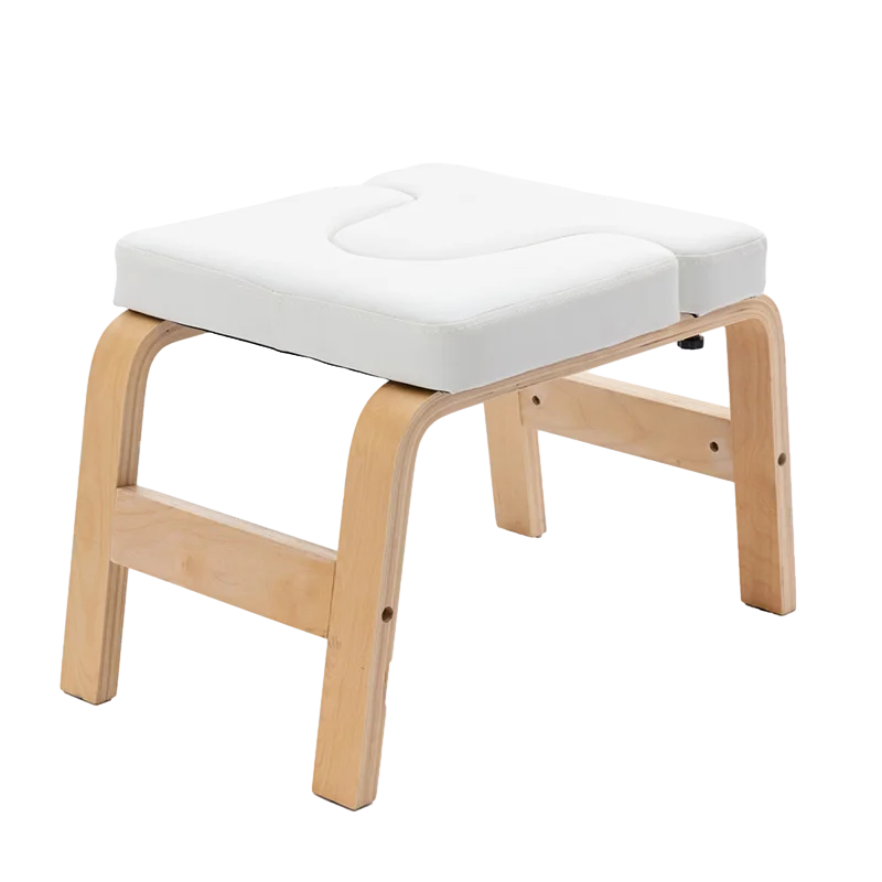 Hot Selling Yoga Headstand Stool Auxiliary Tools Customized Multifunctional Handstand Wooden Yoga Chair