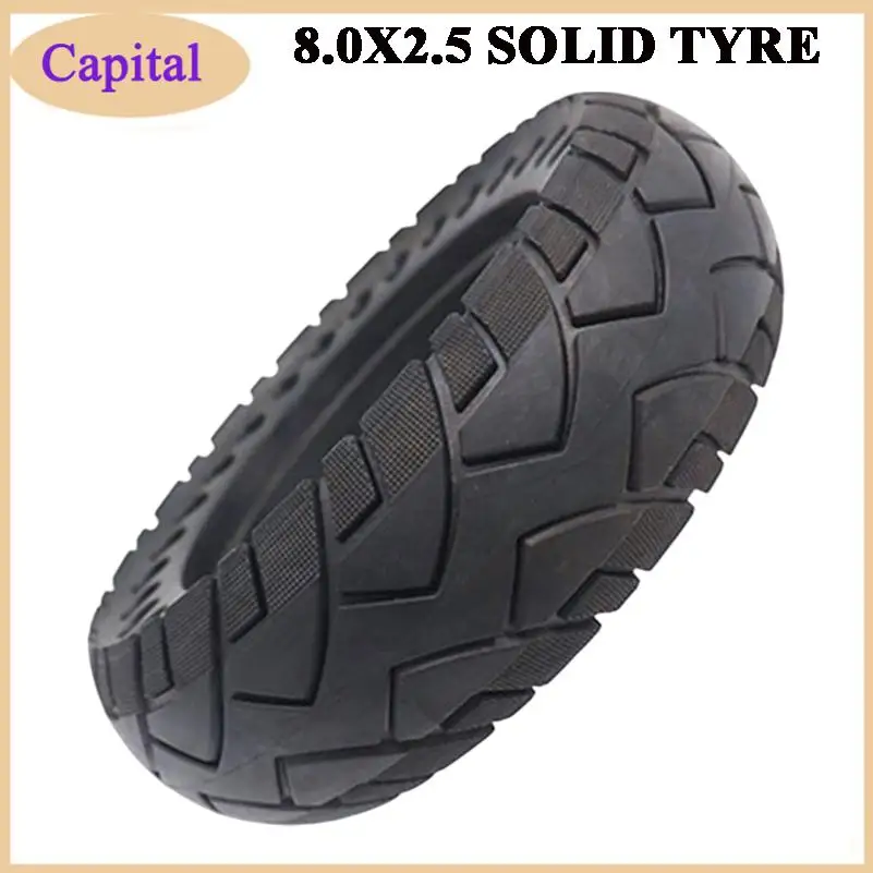 8.0x2.5 200x60  Explosion-proof Electric Bike Scooter 8 Inch Motorcycle Solid Wheel Tires