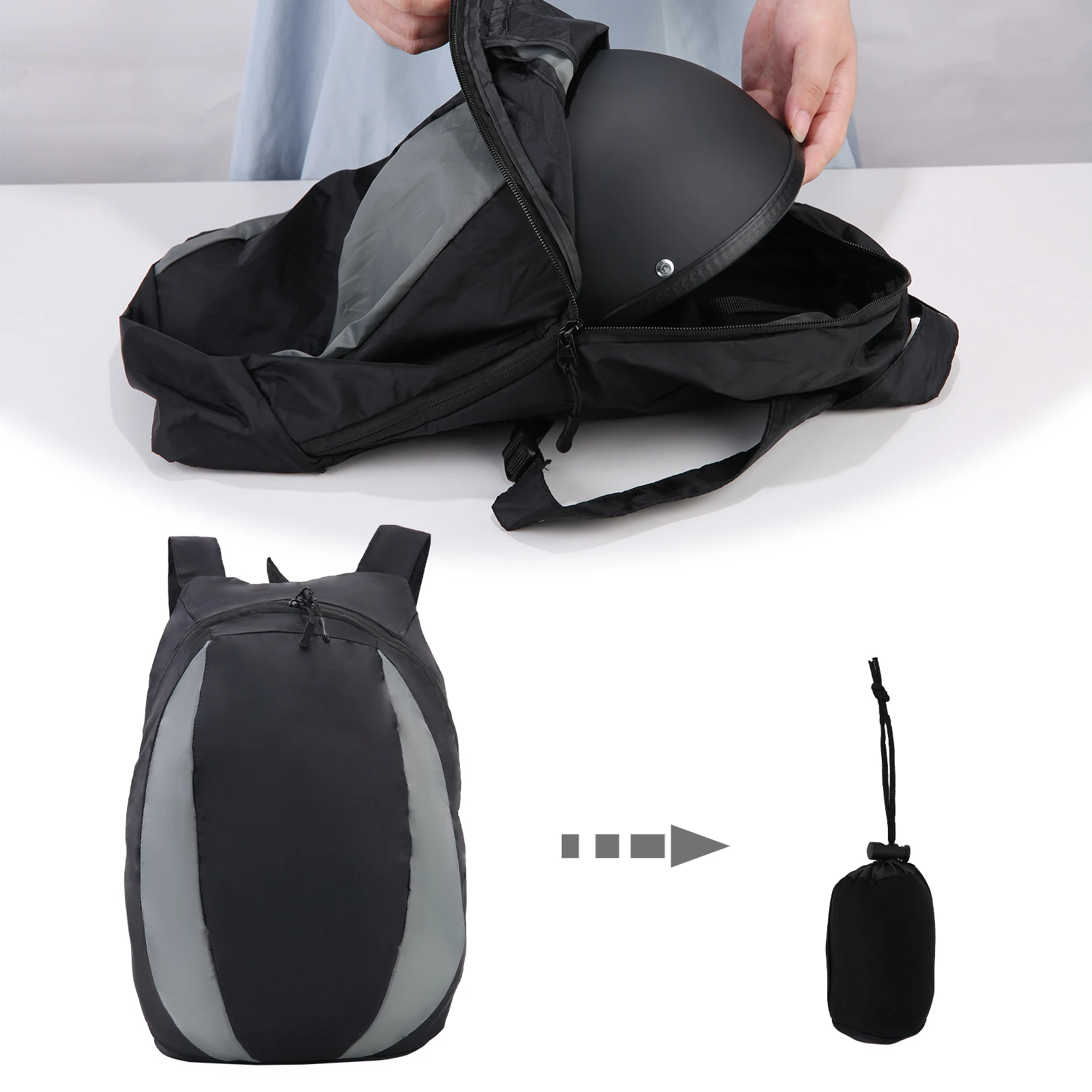 Plecak na kask motocyklowy Lekka torba do przechowywania do jazdy na rowerze Motocykl Sport Trening gimnastyczny 28L