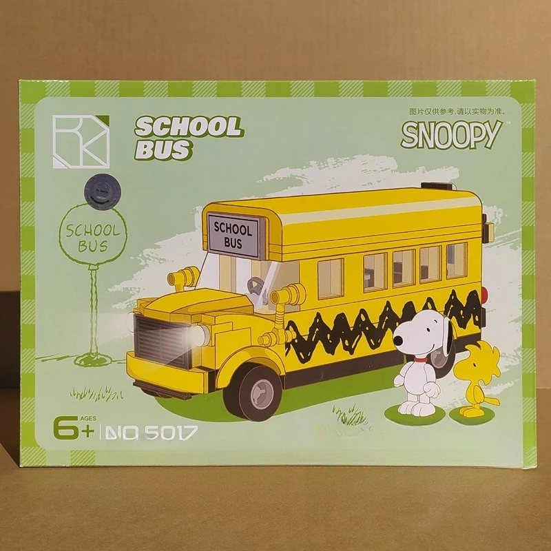 

2025 new Snoopy school bus children education car toys fun bus school bus model children boys birthday Christmas gift