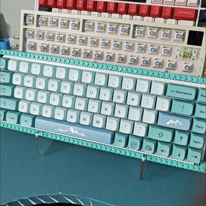 F68C Mechanischer Tastatur -Displayhalter, Desktop Clear Tastatur Rack Computer Tastatur Speicherregal Speicherhalter