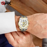OPK8135-montre pour hommes, bracelet en acier avec lueur nocturne étanche 3