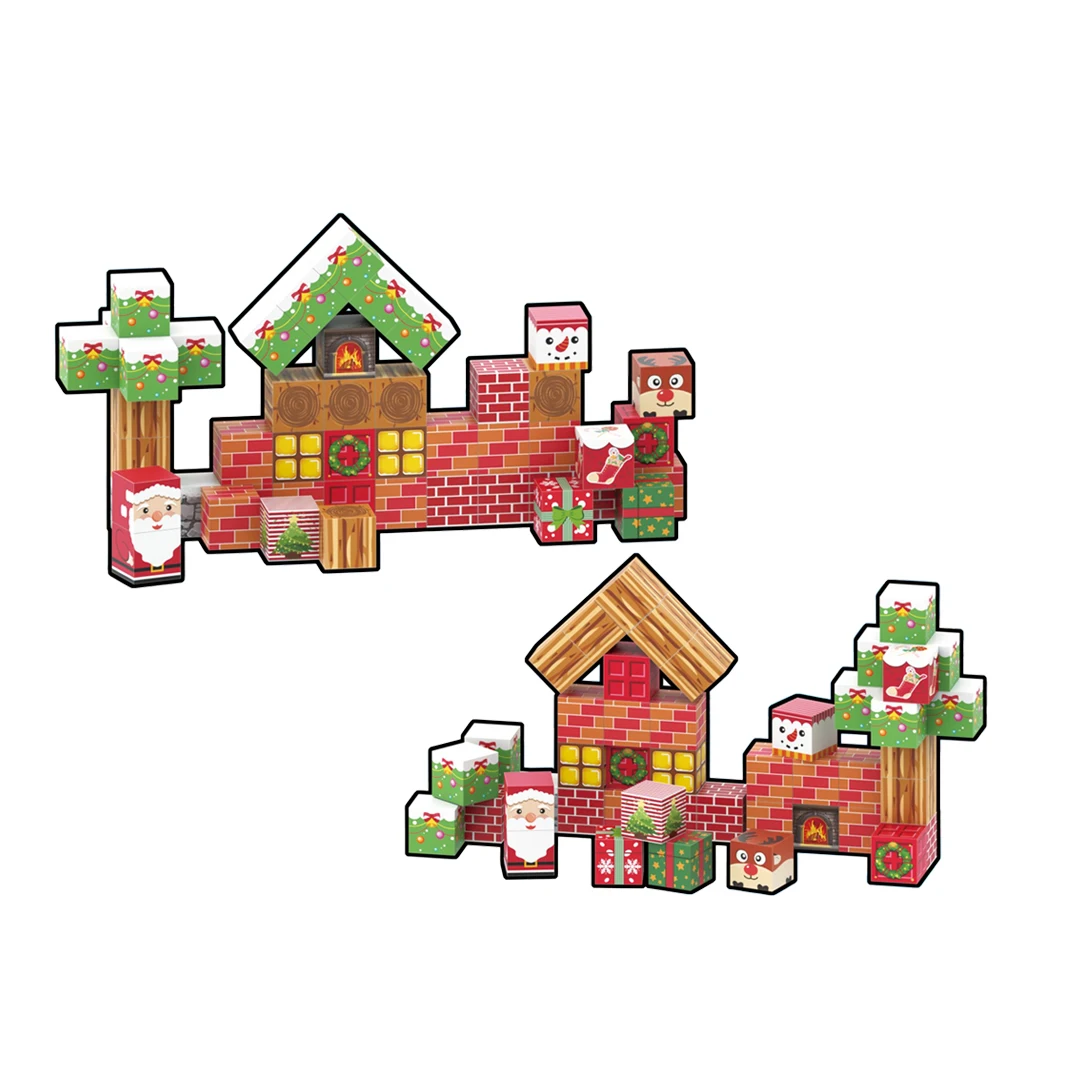 جديد اللبنات المغناطيسية الألغام المغناطيس العالم اللعب الجذعية مونتيسوري التراص مكعبات البناء مجموعة للأطفال هدية الكريسماس