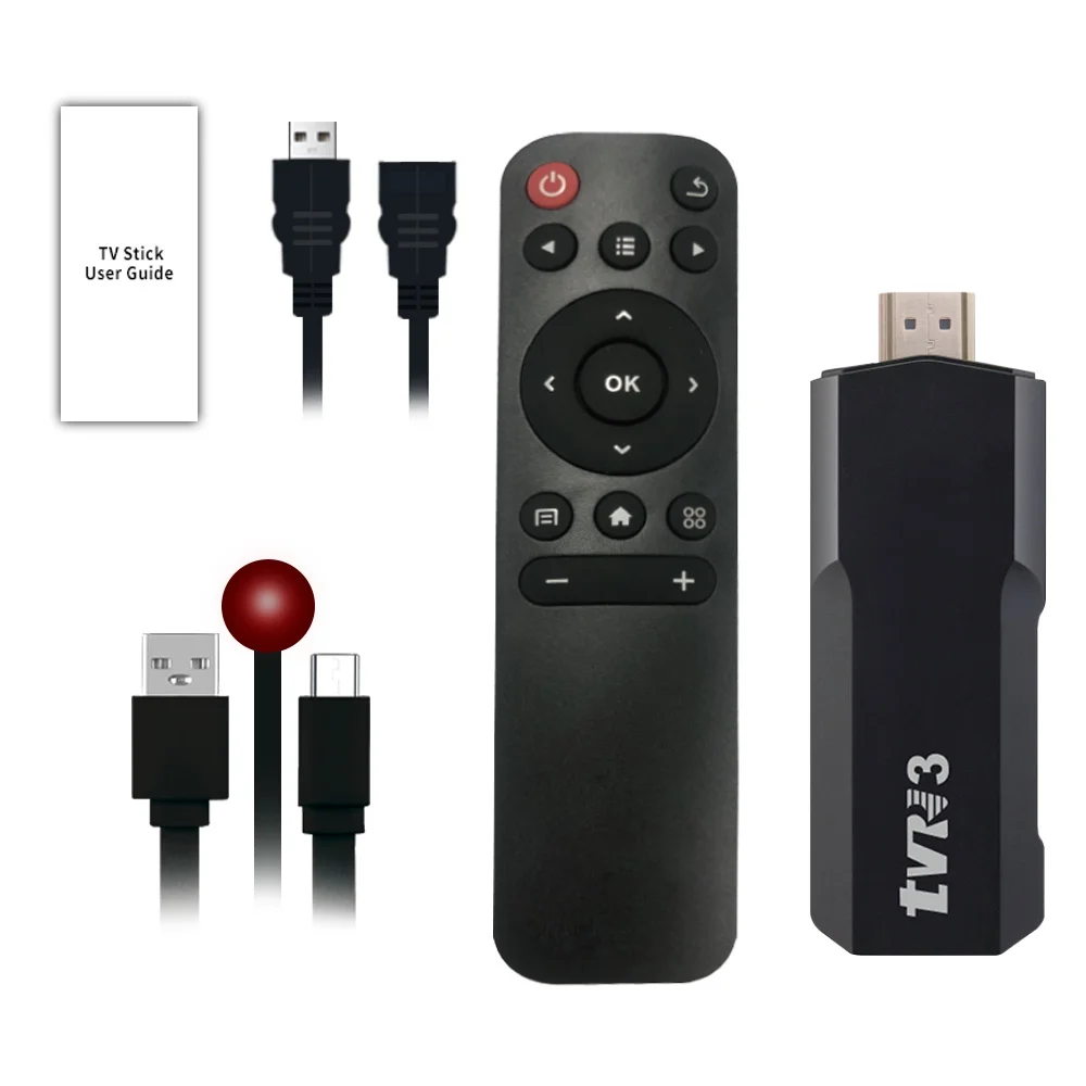 TV 3-stick AndroidTV box HDR set top 4K 1080p 2.4g/5G WiFi smart TV sticks voor Google YouTube Netflix netwerk mediaspeler