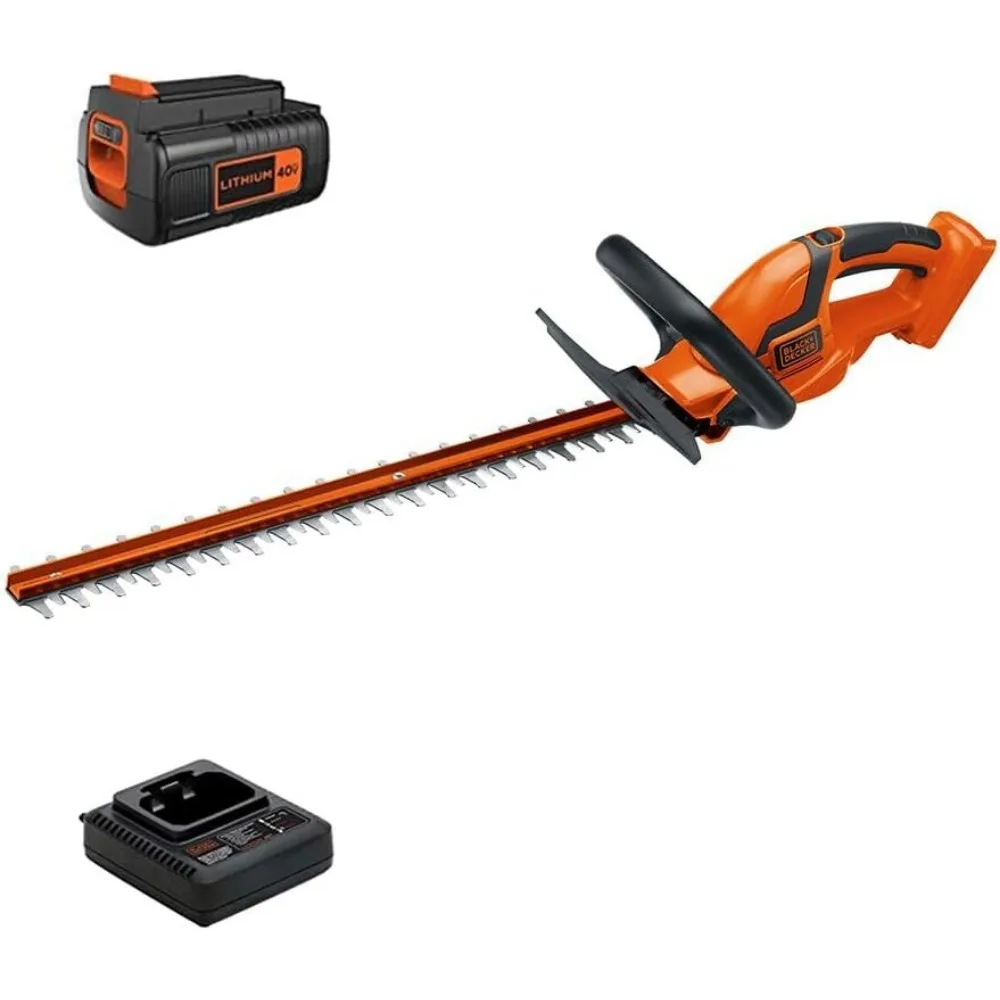 

40V MAX Hedge Trimmer, Cordless, 24-Inch Blade, Battery and Charger Included (LHT2436)