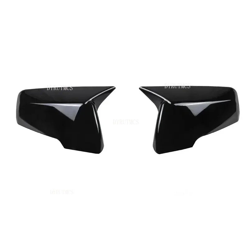 Rearview Side Mirror Cover Fit For Chevrolet Traverse 2018-2023 Car Sticker Wing Cap Exterior Door Case Trim Carbon Fiber Black