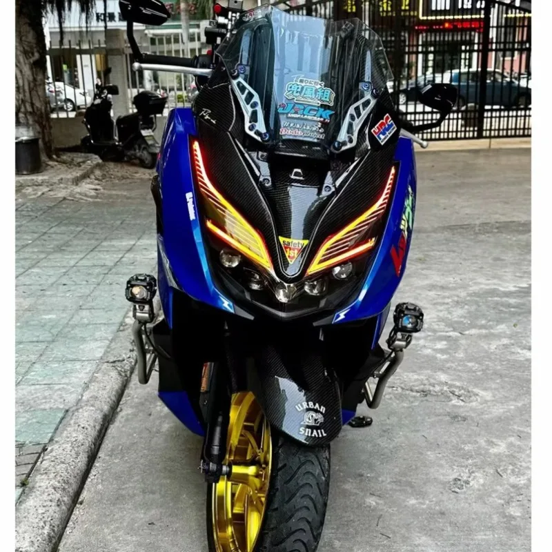 FUTURE EYES F150 Motorcycle Spotlight Fog Lights Low and High Beam Headlight Ultra Bright Lamp Auxiliary Spotlight Flash Lense
