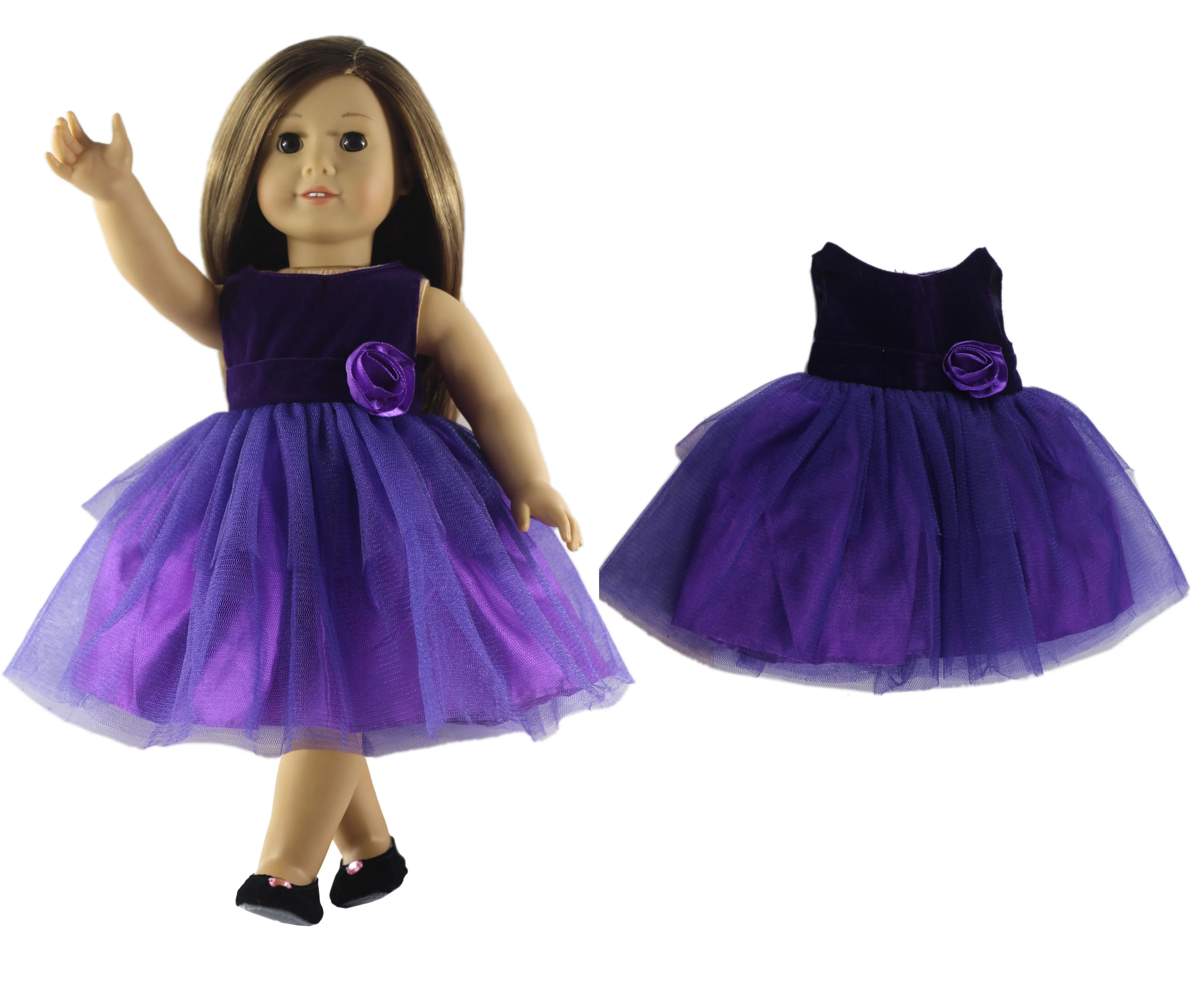 1 Set schöne Freizeitkleidung Puppenkleidung für 18-Zoll-amerikanische Puppen Viele Stile zur Auswahl A90 – Detail 4
