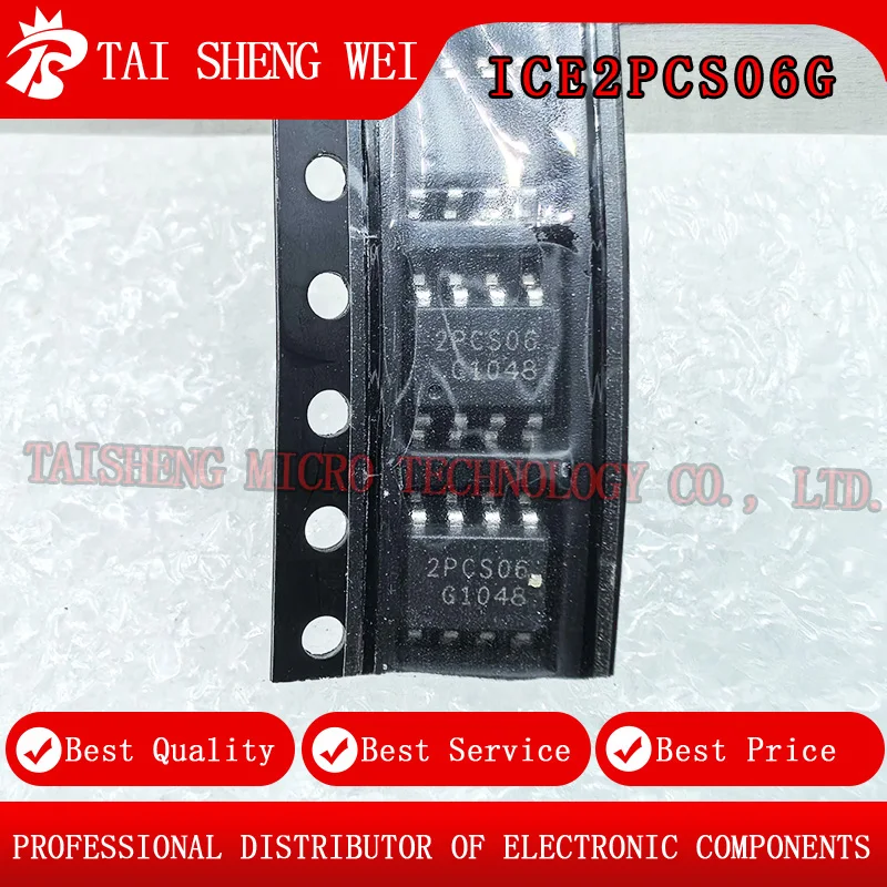 5PCS Brand New ICE2PCS06G ICE2PCS06 Marked 2PCS06 LCD Chip SOP-8 Power Factor Correction Control Chip