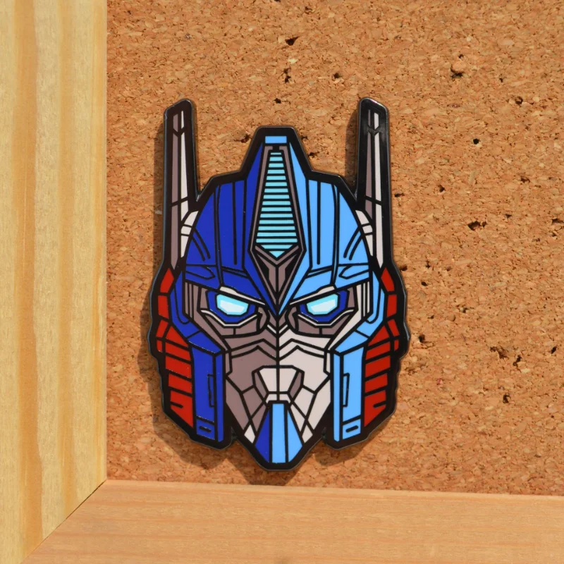 Broches Transformers Optimus Prime, alfileres esmaltados, insignias de dibujos animados de Anime, mochila, sombrero, camisa, Pin de solapa, baratijas, regalo para mejores amigos
