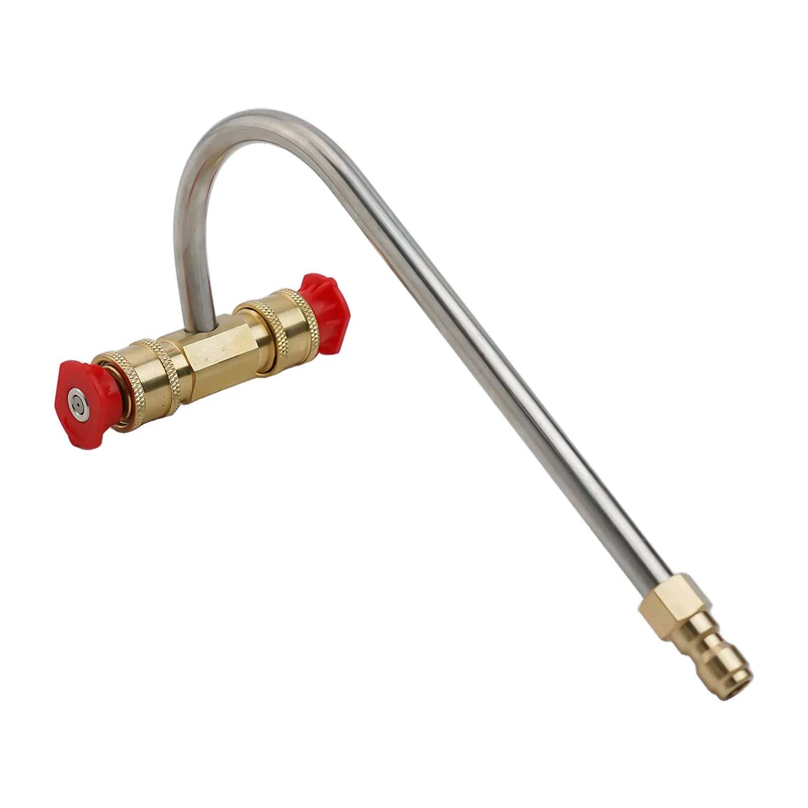 Pressure Washer Gutter Cleaner For Pressure Nozzle Nozzles Practical To Use. Replacement With 4 Nozzles 1/4 Inch New Fashion