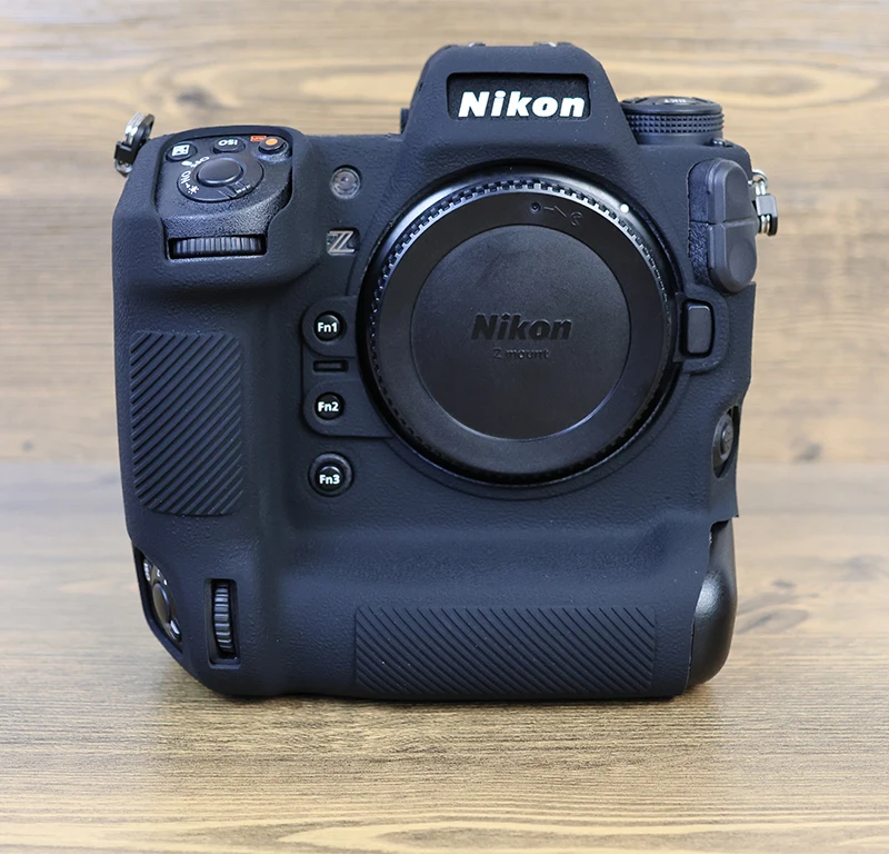 Bolsa de câmera portátil macia, capa de silicone, protetor de capa corporal, design de textura antiderrapante para Nikon Z9