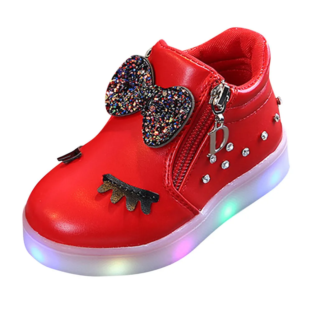 Glowing Led Kids Shoes For Girls Boys Spring Autumn Basket Led Children Lighting Shoes Fashion Luminous Baby Kids Sneaker Flat