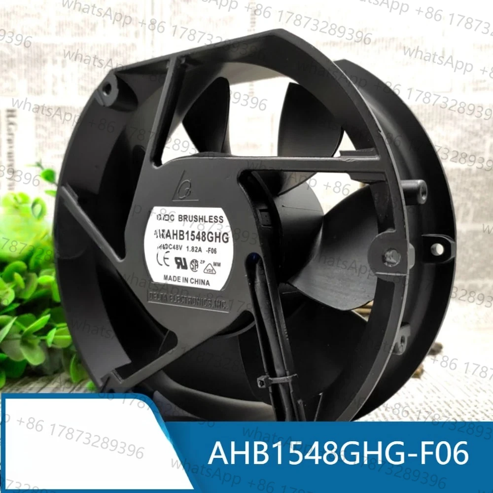 ahb1548ghg-delta-cooling-fan-48v-182a-3-wire-17cm-17251-inverter-cooler-new-original-ahb1548ghg-f06