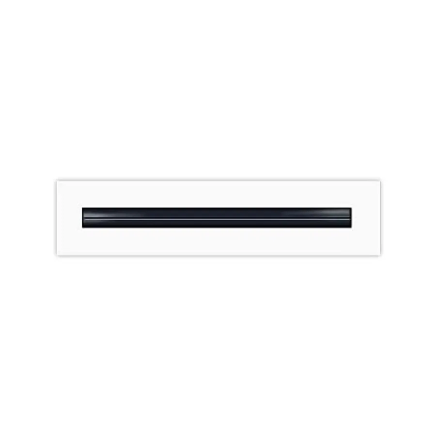 

BUILDMART - 12" Linear Slot Diffuser - 1 Slot Single Slot - White Decorative Air Vent - Modern AC Vent Cover for Ceiling, Walls