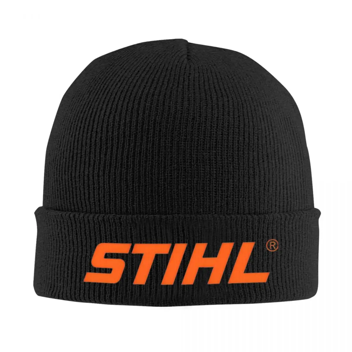 STIHLs Logo Beanie Hats Street Y2K Caps Unisex Adult Outdoor Knit Hat Autumn Design Thermal Elastic Beanie Hat