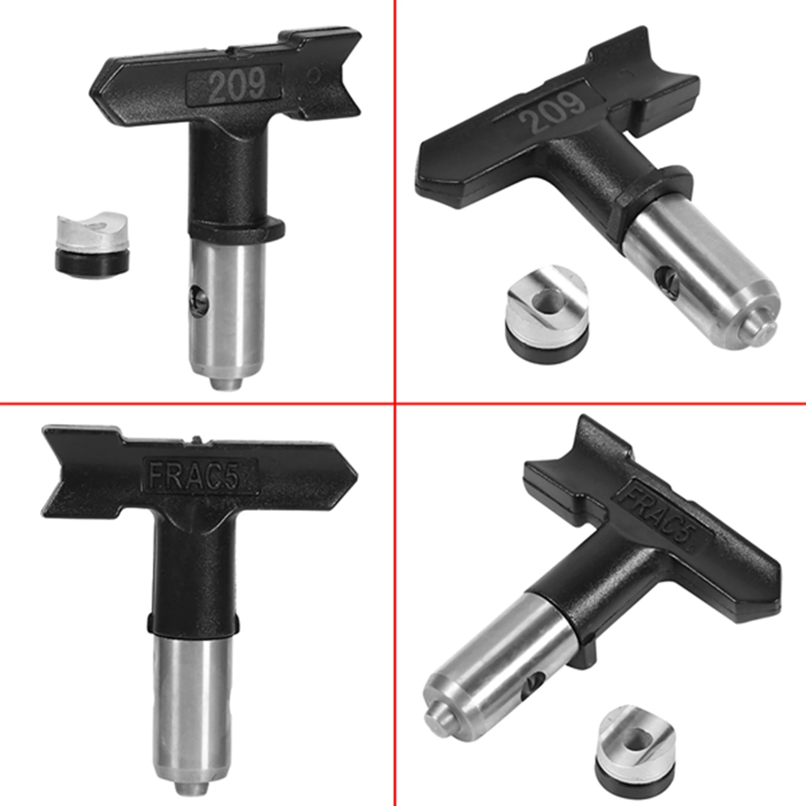 Paint Spray Gun Tip Useful Reversible Tungsten Steel Airless Paint Spray Gun Tip Nozzle Accessoies Home Graden Tool