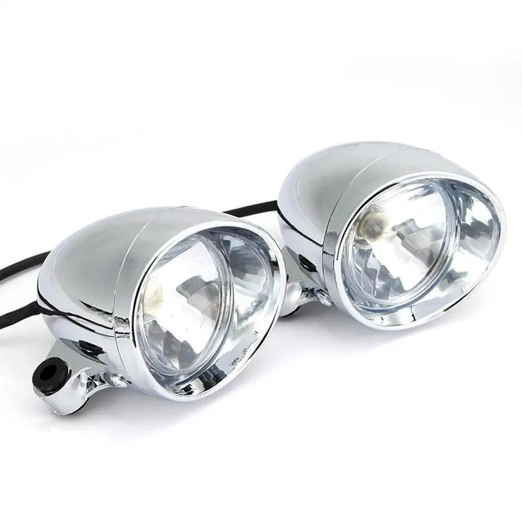ABS Motorcycle Fog Light Universal LED Front Headlight Kit for Improved Visibility on Urban and Highway Rides