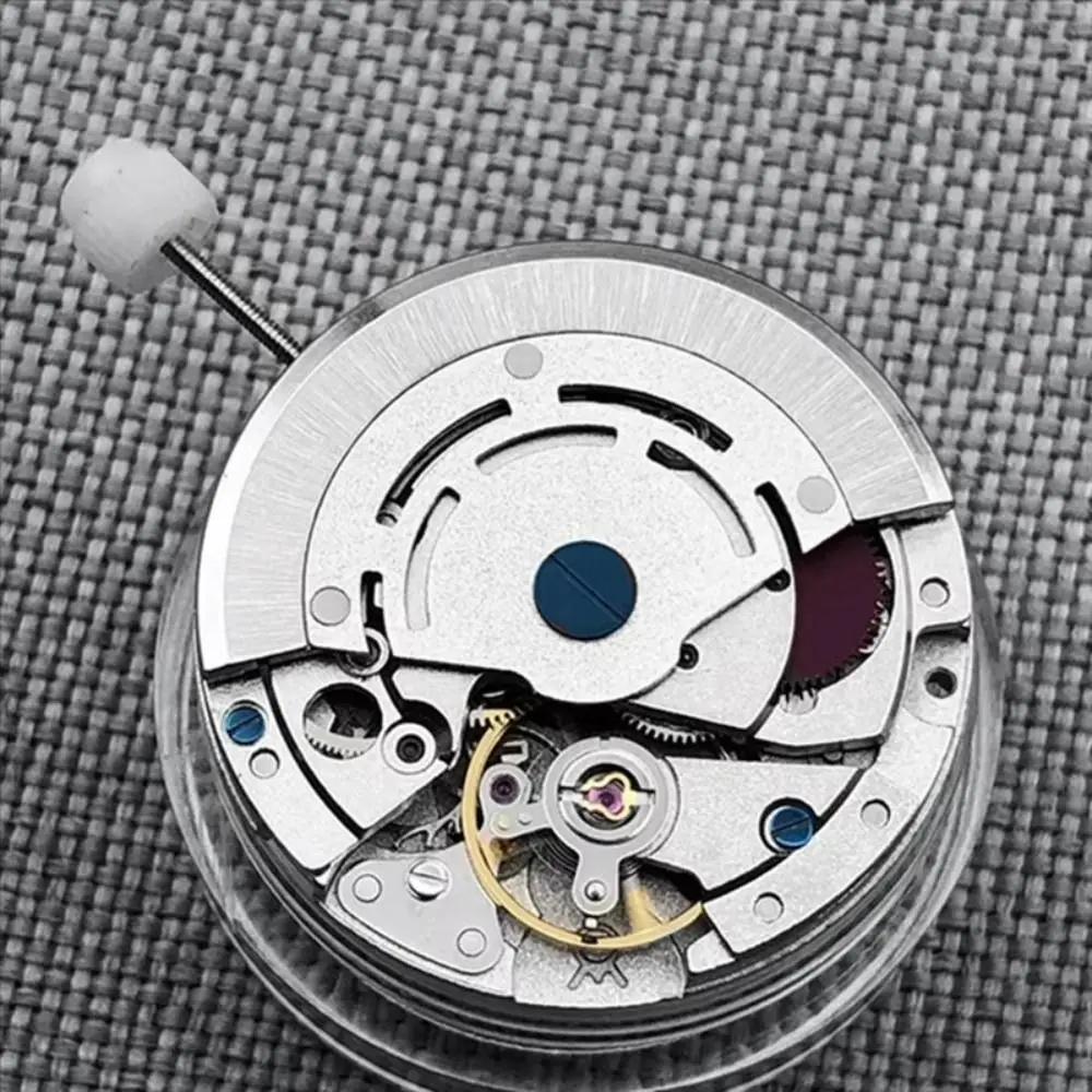 White Movement 2813 Watch Movement 3 Pin Design 3 Hands Watch Movement Replacement Automatic Mechanism Single Calendar