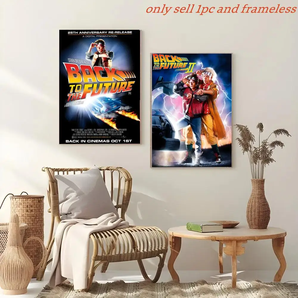B-Back To The F-Future Film Poster Painting And Print Wall Art Picture For Home Room Decor Gifts
