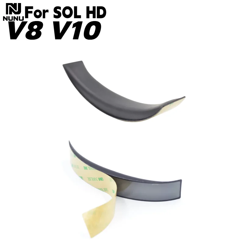 

NUNU Replacement Black protein leather Ear Pads Cushions /Head beam cushion For SOL HD V8 V10 Headphone repair parts