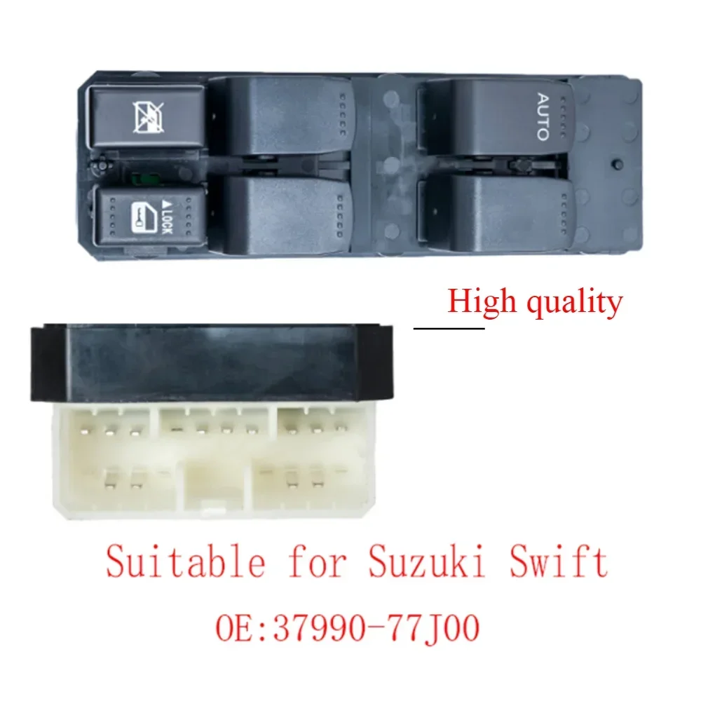 Suitable for Suzuki 37990-77J00 Swift Window Lifter Switch Car Window Switch Assembly 2005 2006 2007 2008 2009 - 2013 Auto Parts