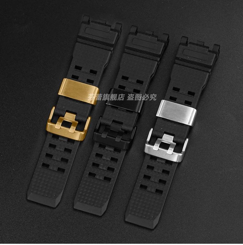 สร้อยข้อมือซิลิโคนสำหรับ Casio G-SHOCK โคลนขนาดใหญ่ GWG-2000ชุด GWG-2040ผู้ชายกีฬาเรซิ่นสายรัดยางอุปกรณ์เสริม26*22มม
