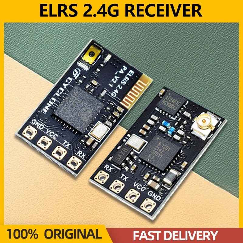 ELRS 2.4G Receiver Mini ExpressLRS 2.4G RX Nano 2400RX EP1 EP2 Long Range CYCLONE CRSF Betaflight For RC FPV Drone