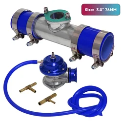Válvula de soplado Turbo ajustable, Kit de adaptador de tubería de brida para todo tipo S, RS, RZ, BOV, 30psi BOV, tipo RS 51, 57, 63, 76mm