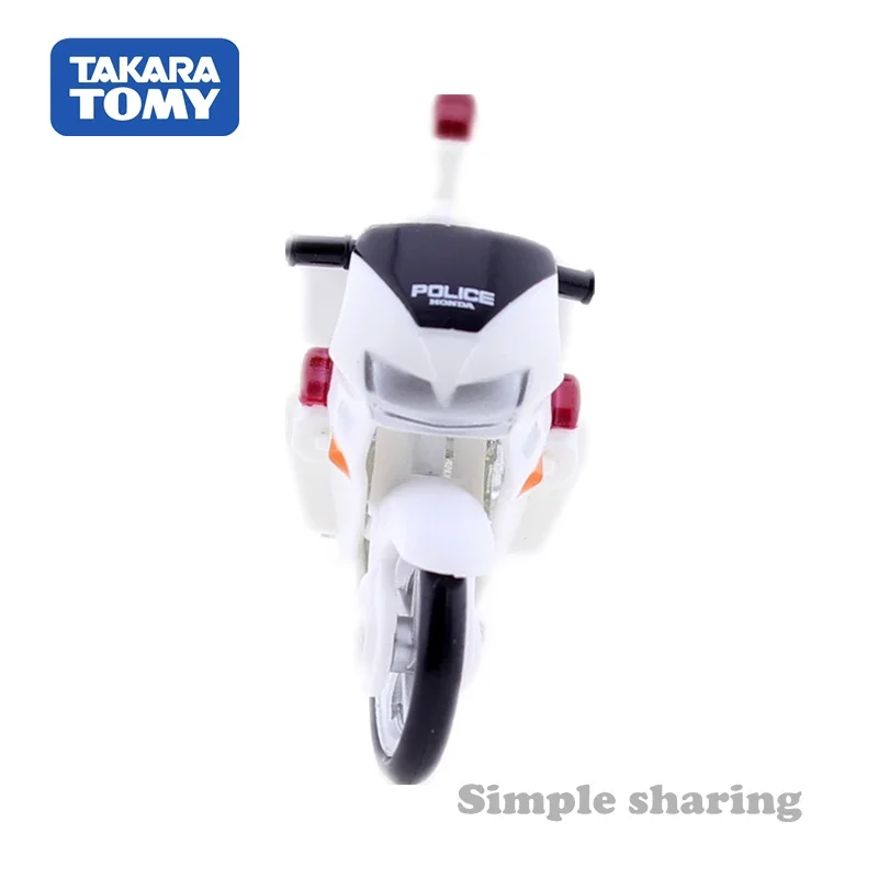 Takara Tomy Tomica No.4 Honda VFR Motorcycle Police Motobike Model Kit 1/32 Diecast Miniature Kids Toys Magic Baby  Bauble