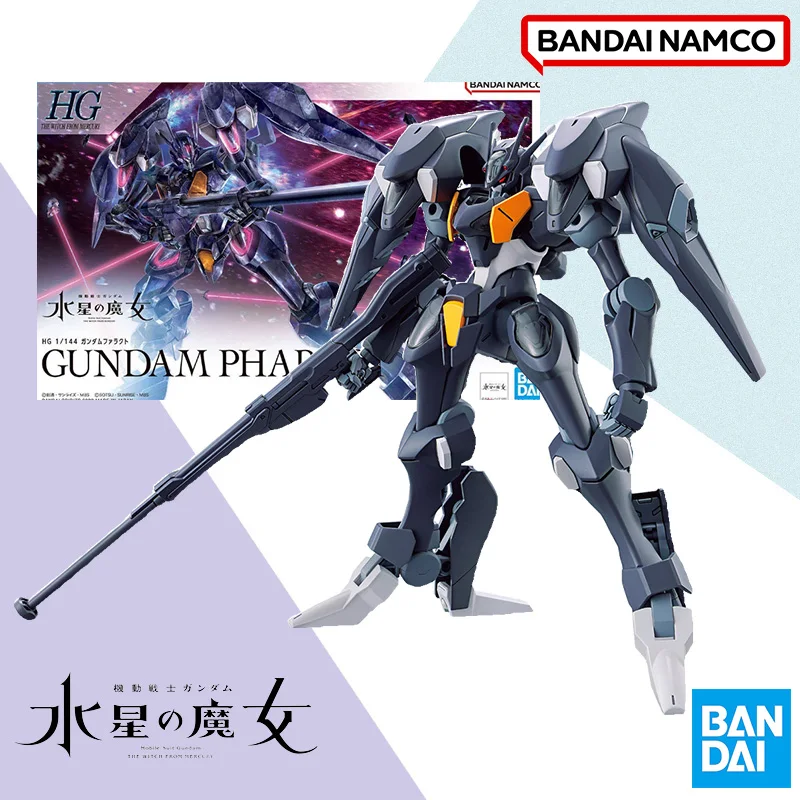 Bandai In Stock HG TWFM 1/144 Original box  GUNDAM PHARACT Aninm full Action Assembly Figure Model Toy Gifts for kids anime