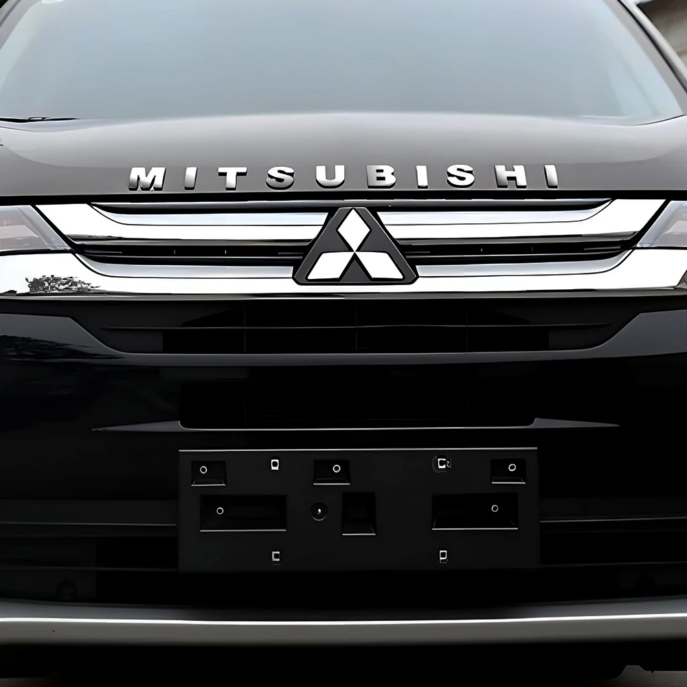 Metalowa naklejka na maskę ze stopu logo samochodu naklejka na bagażnik Akcesoria Do Mitsubishi RalliArt ASX Pajero Montero Lancer L200 EVO golt