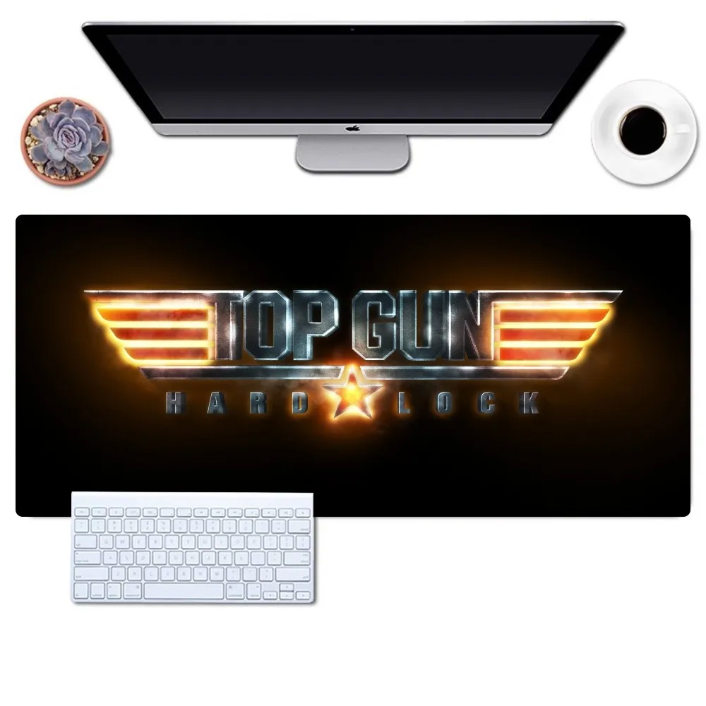 Imagem -03 - Grande Antiderrapante Lockedge Mouse Pad Filme Top Gun Maverick Mousepad Gaming Office Desk Pads para Computador