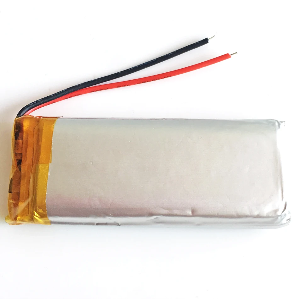 3.7V 1800Mah Lithium Polymeer Lipo Oplaadbare Batterij 102560 Voor Mp3 Gps Pad Dvd E-Book Bluetooth Speaker Recorder Led Light