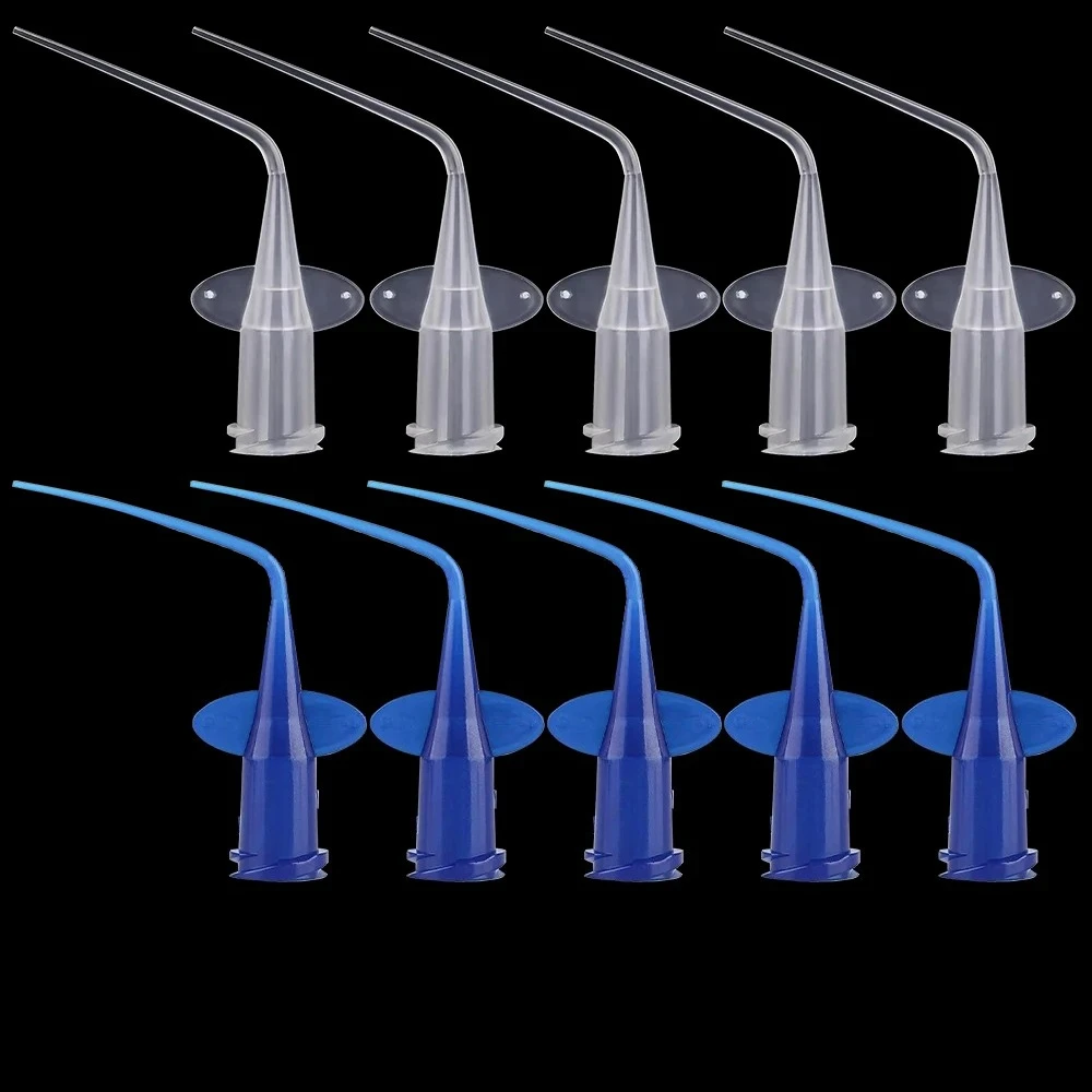 200Pcs Dental Syringe Disposable Delivery Tip Endodontic Needle Root Canal Applicator Periodontal Irrigation Needle Dentist Tool
